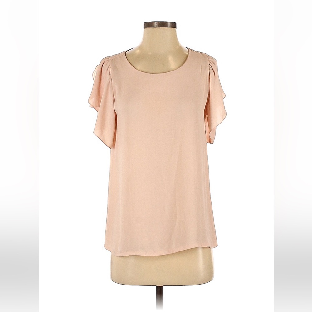 Soft link flowy dressy top Korean